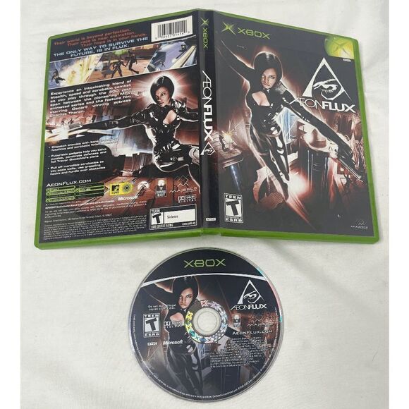 Aeon Flux (Microsoft Xbox, 2005) No Manual Tested & Working Clean Scratch Free - Picture 1 of 5